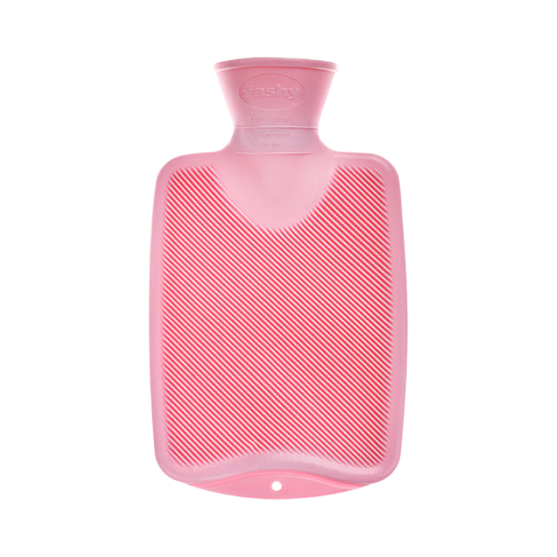 6401-44 Fashy Hot Water Bag Single Ribbed 0.8L Rose