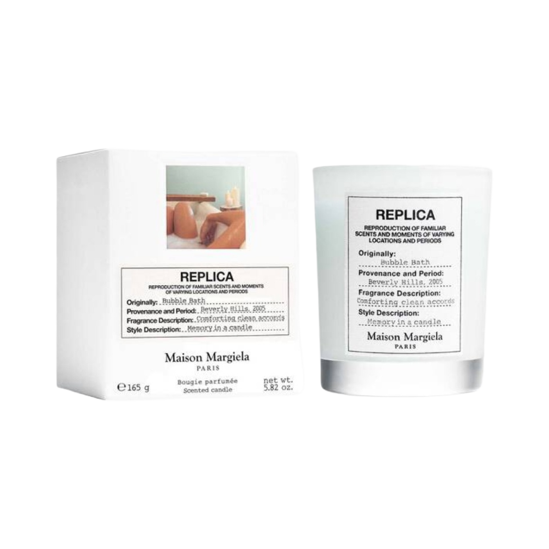 메종 마르지엘라 버블 배스 센티드 캔들 165g (국내 정식 발매 제품)(Maison Margiela Replica Bubble Bath Scented Candle 165g (Korean Ver.))