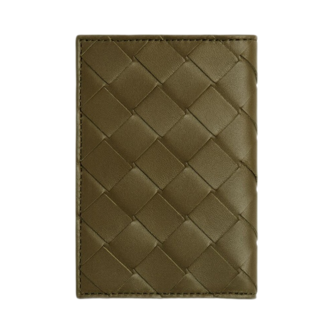 보테가 베네타 인트레치아토 플랩 카드 케이스 머드(Bottega Veneta Intrecciato Flap Card Case Mud) - 3