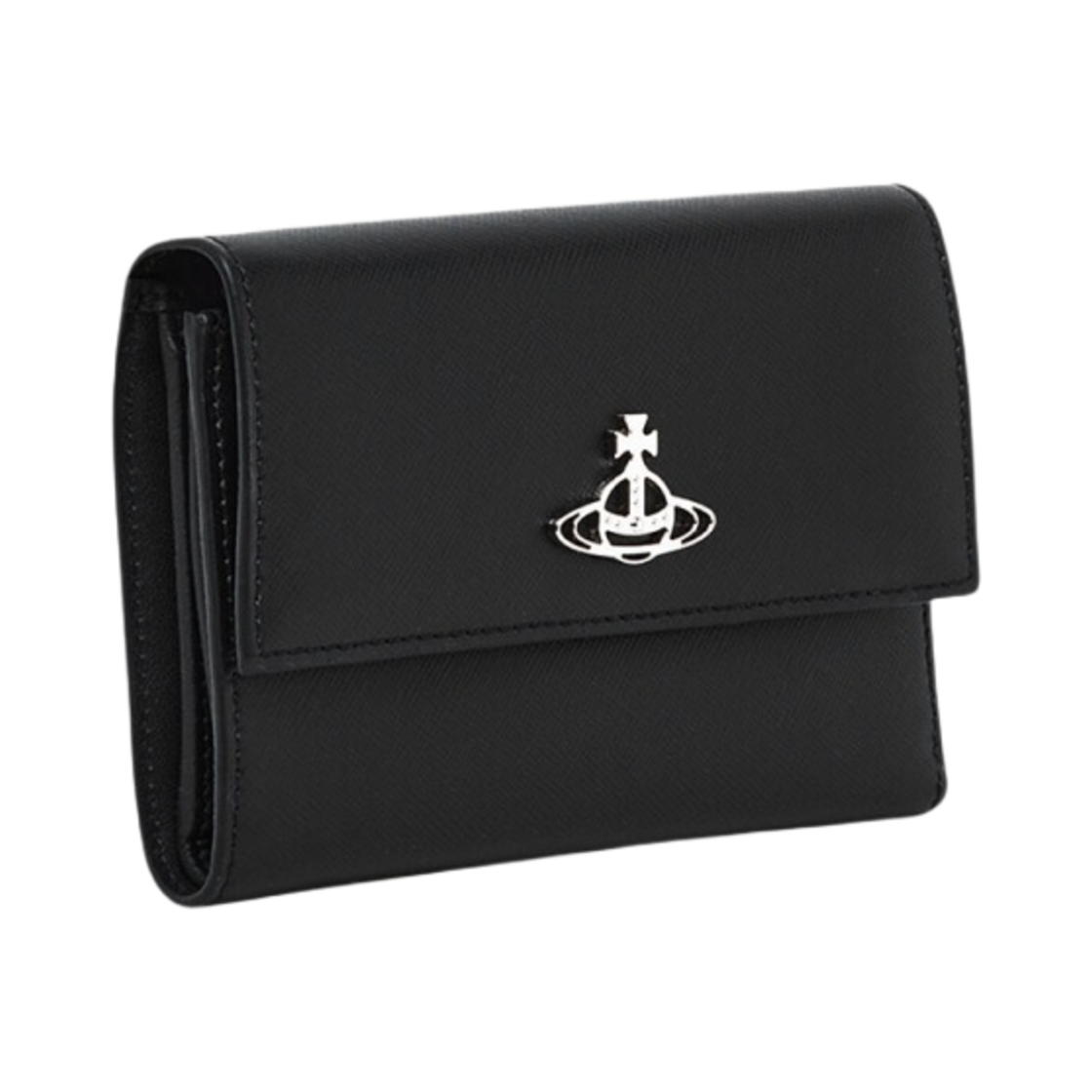 비비안 웨스트우드 사피아노 카드 지퍼 지갑 블랙(Vivienne Westwood Saffiano Credit Card Zip Wallet Black) - 2