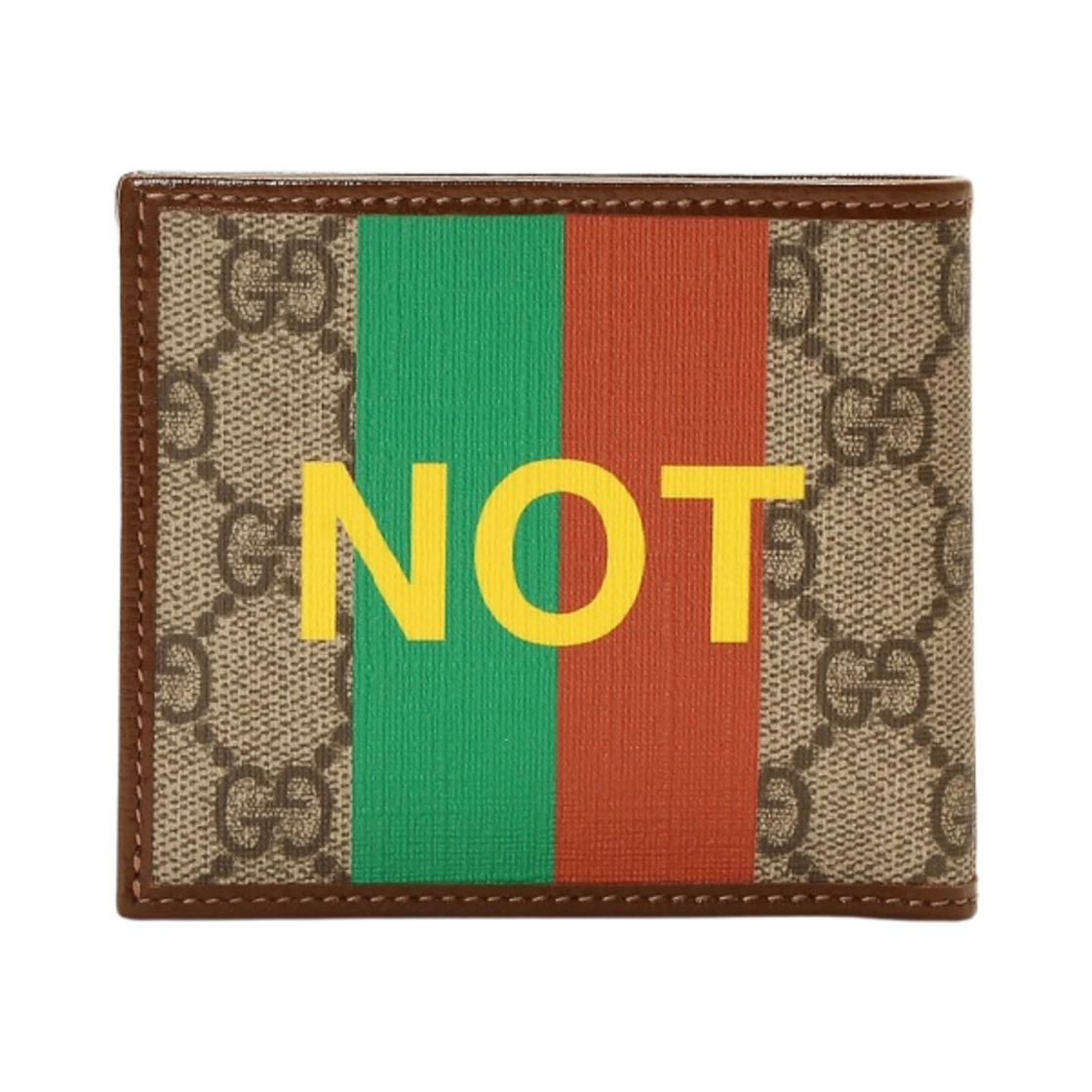 구찌 페이크 낫 반지갑 브라운(Gucci Fake Not Bi-Fold Wallet Brown) - 3