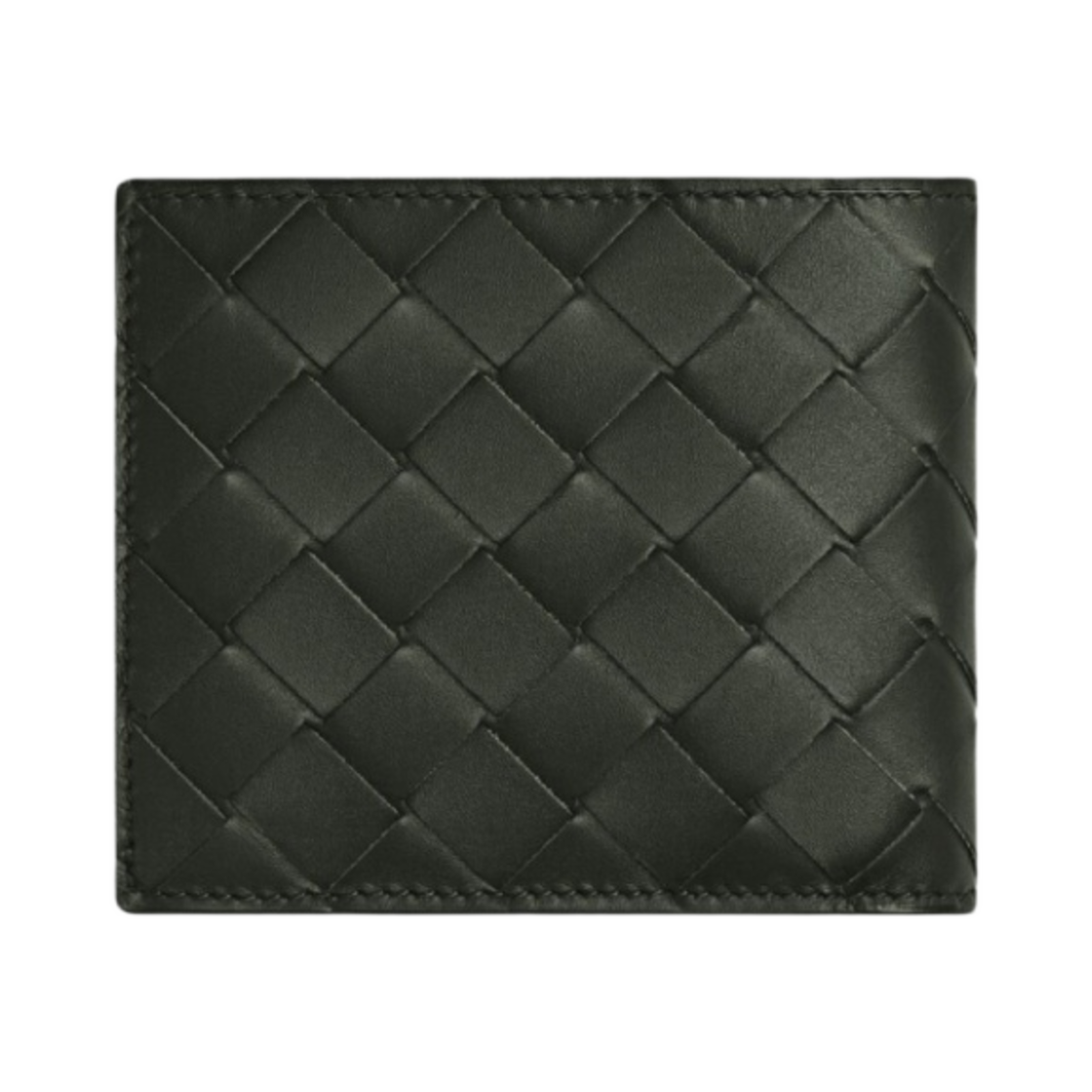 보테가 베네타 코인 반지갑 다크 그린(Bottega Veneta Bi-Fold Wallet with Coin Purse Dark Green) - 3