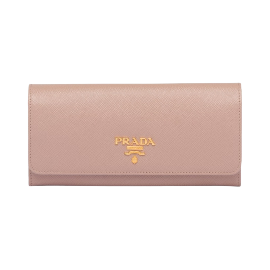 프라다 라지 사피아노 레더 월렛 파우더 핑크 파이어리 레드(Prada Large Saffiano Leather Wallet Powder Pink Fiery Red) - 1
