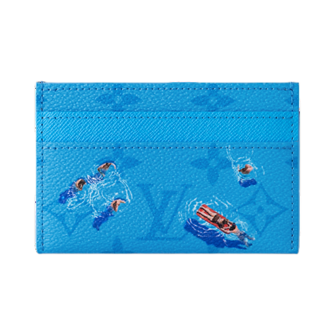 루이비통 더블 카드 홀더 풀 블루(Louis Vuitton Double Card Holder Pool Blue) - 1