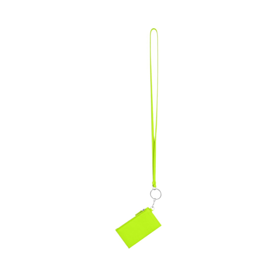발렌시아가 캐쉬 카드 케이스 온 키체인 옐로우 플루오 실버(Balenciaga Cash Card Case On Keychain Yellow Fluo Silver) - 2