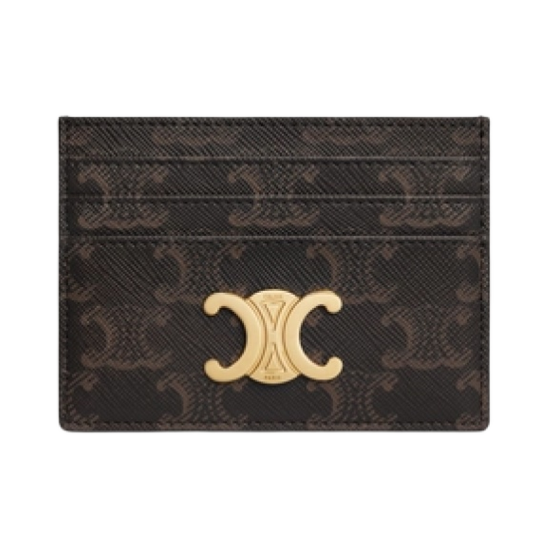 셀린느 트리옹프 캔버스 트리옹프 카드 홀더 탄(Celine Triomphe Card Holder in Triomphe Canvas Tan)