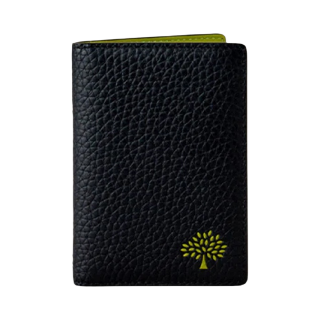 RL7437-736A100 Mulberry Heavy Grain Leather Card Wallet Black