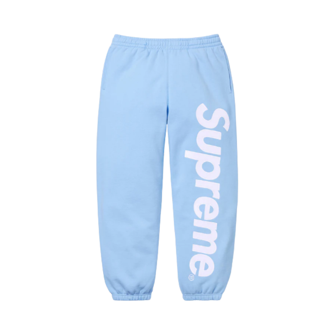 슈프림 사틴 아플리케 스웨트팬츠 라이트 블루 - 24FW(Supreme Satin Applique Sweatpants Light Blue - 24FW) - 1