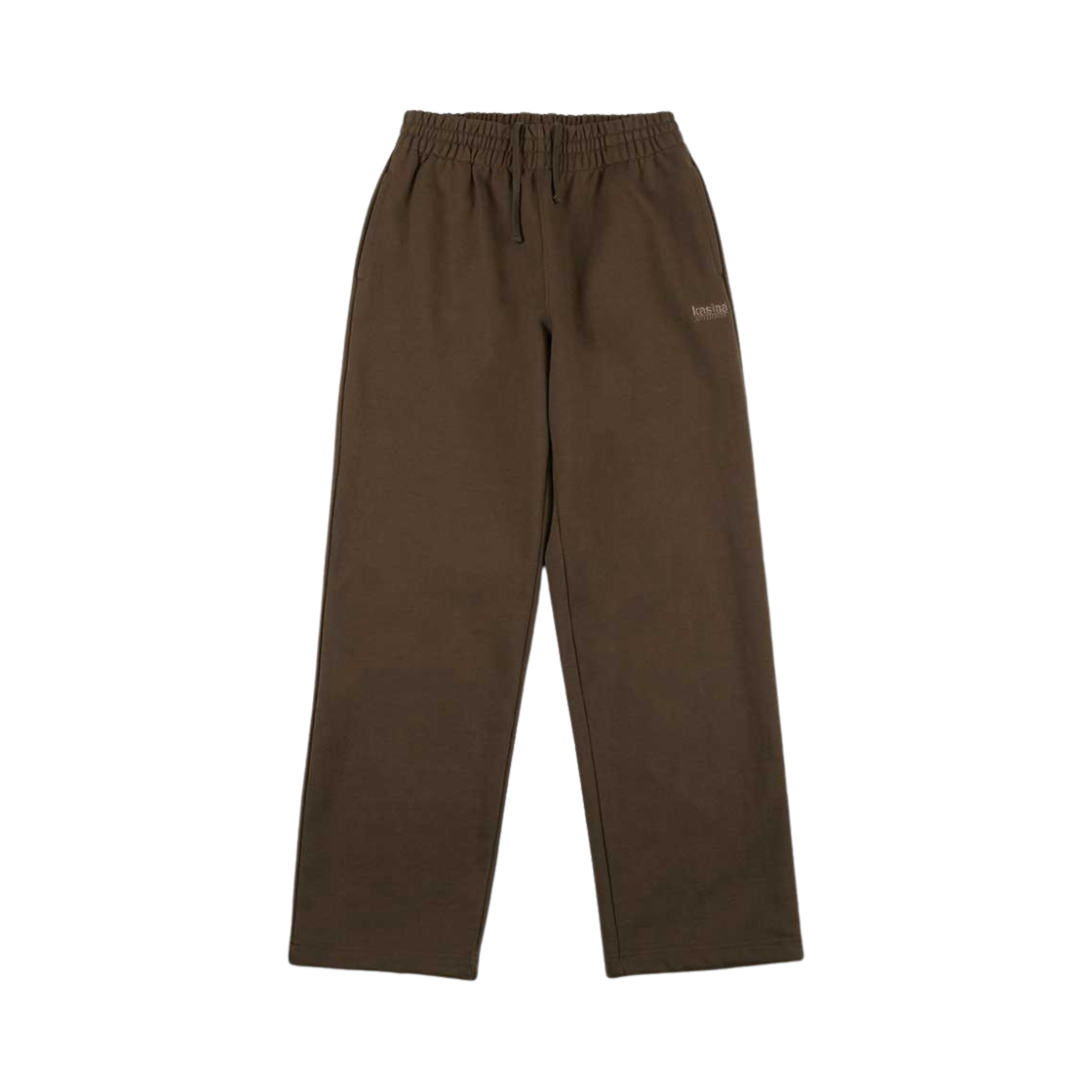 KA24SMPTLBR Kasina Authentic Logo Sweatpants Brown