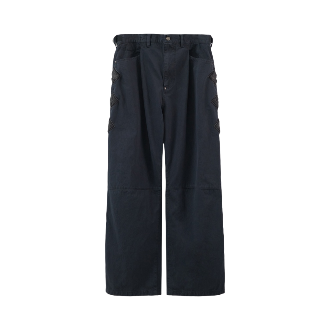 폴리테루 x 행크 고시마 팬츠 다크 차콜 네이비 - 24SS(Polyteru x HANK Gosima Pants Dark Charcoal Navy - 24SS)