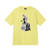 Stussy House Of Cards T-Shirt Yellow