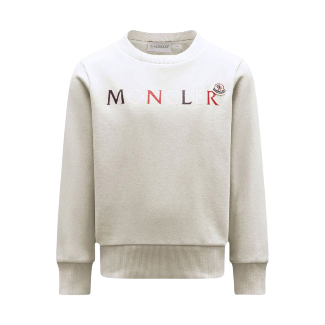 (키즈) 몽클레르 로고 스웨트셔츠 화이트 - 22SS((Kids) Moncler Logo Sweatshirt White - 22SS) - 1