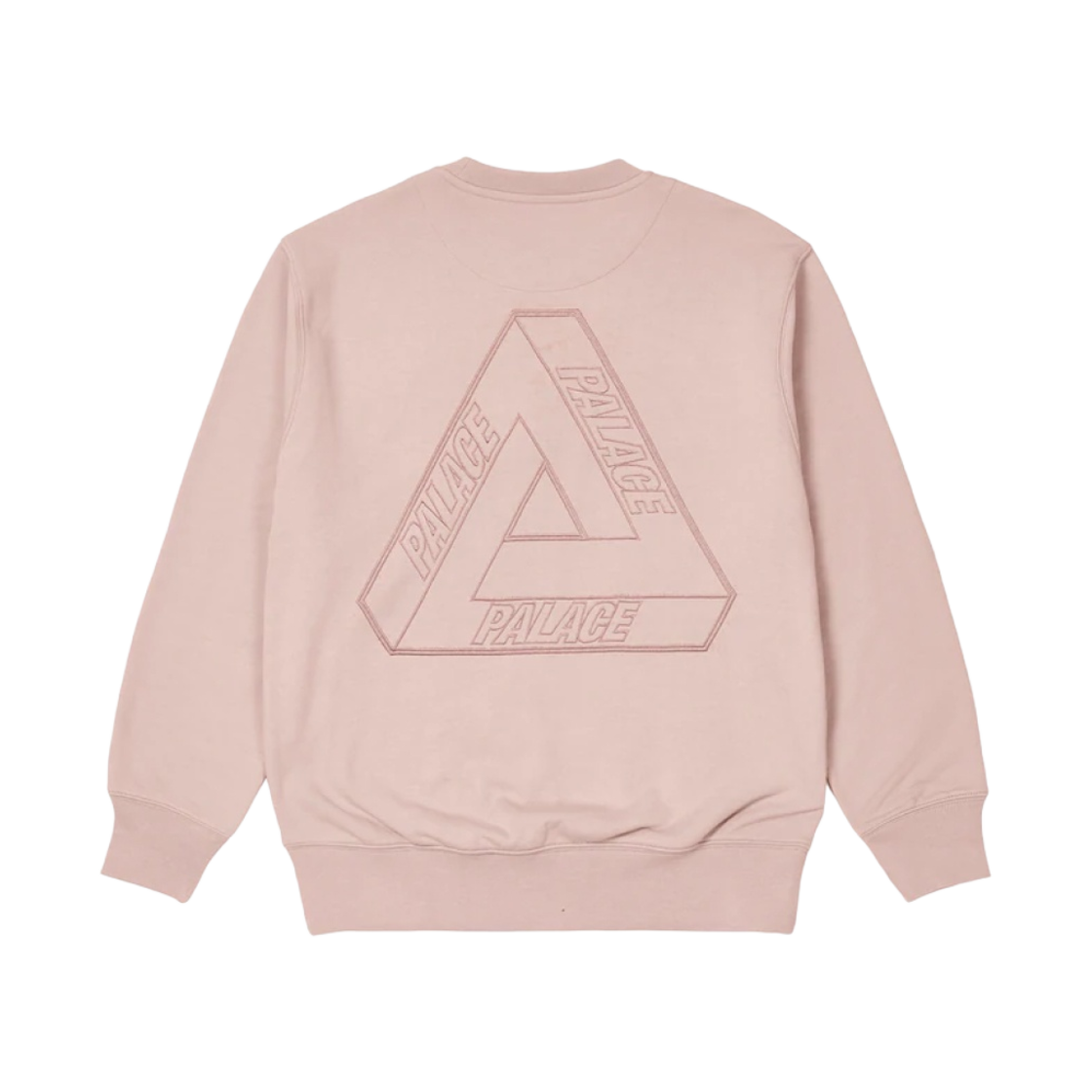 팔라스 트라이스티치 크루넥 핑크 - 22SS(Palace Tri-Stitch Crew Pink - 22SS) - 1