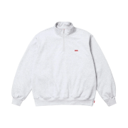 Supreme Small Box Half Zip Pullover Ash Grey - 25SS