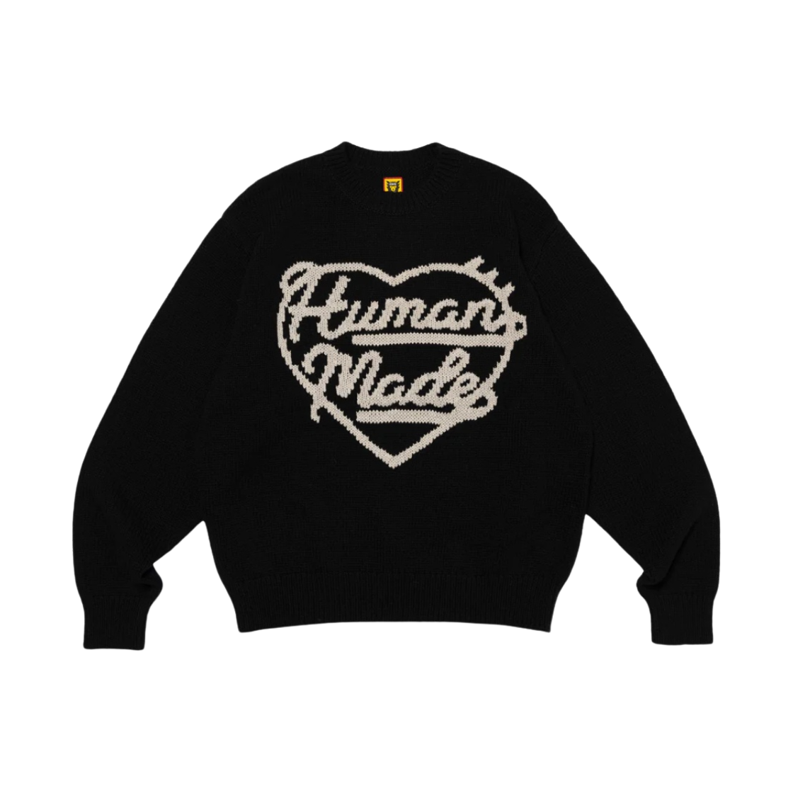 HM27CS038 Human Made Low Gauge Knit Sweater Black