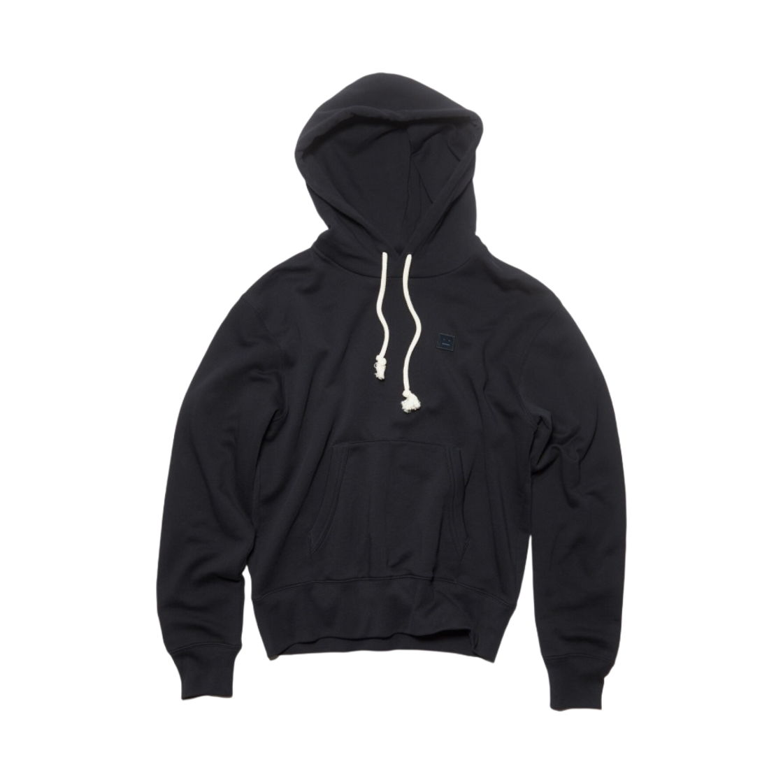 CI0141-900 Acne Studios Regular Fit Hooded Sweatshirt Black