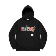 Supreme x WTAPS Sic'em! Hooded Sweatshirt Black - 21FW
