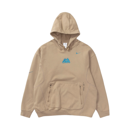 Nike x Off-White NRG Fleece Hoodie Khaki - Asia