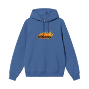 Stussy Flames Hood Midnight