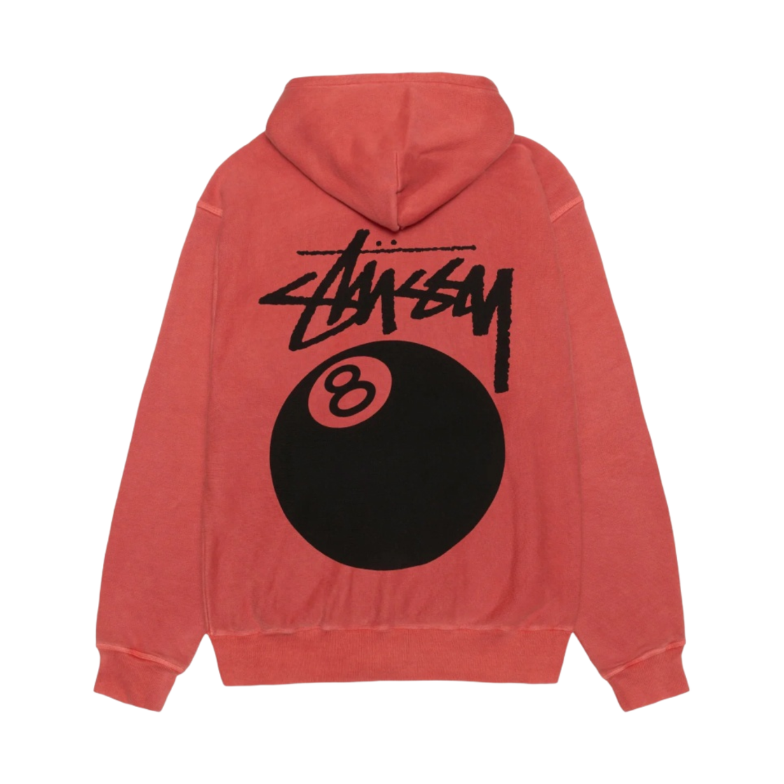 스투시 8볼 후드 피그먼트 다이드 구아바