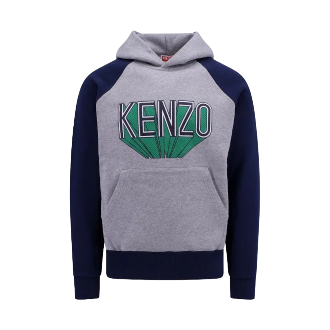 겐조 로고 프린티드 후드 펄 그레이(Kenzo Logo Printed Hoodie Pearl Grey)