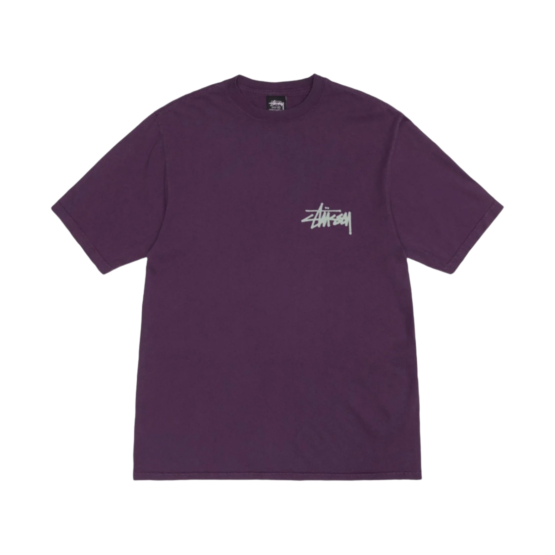 스투시 올드 폰 피그먼트 다이드 티셔츠 퍼플(Stussy Old Phone Pigment Dyed T-Shirt Purple) - 2