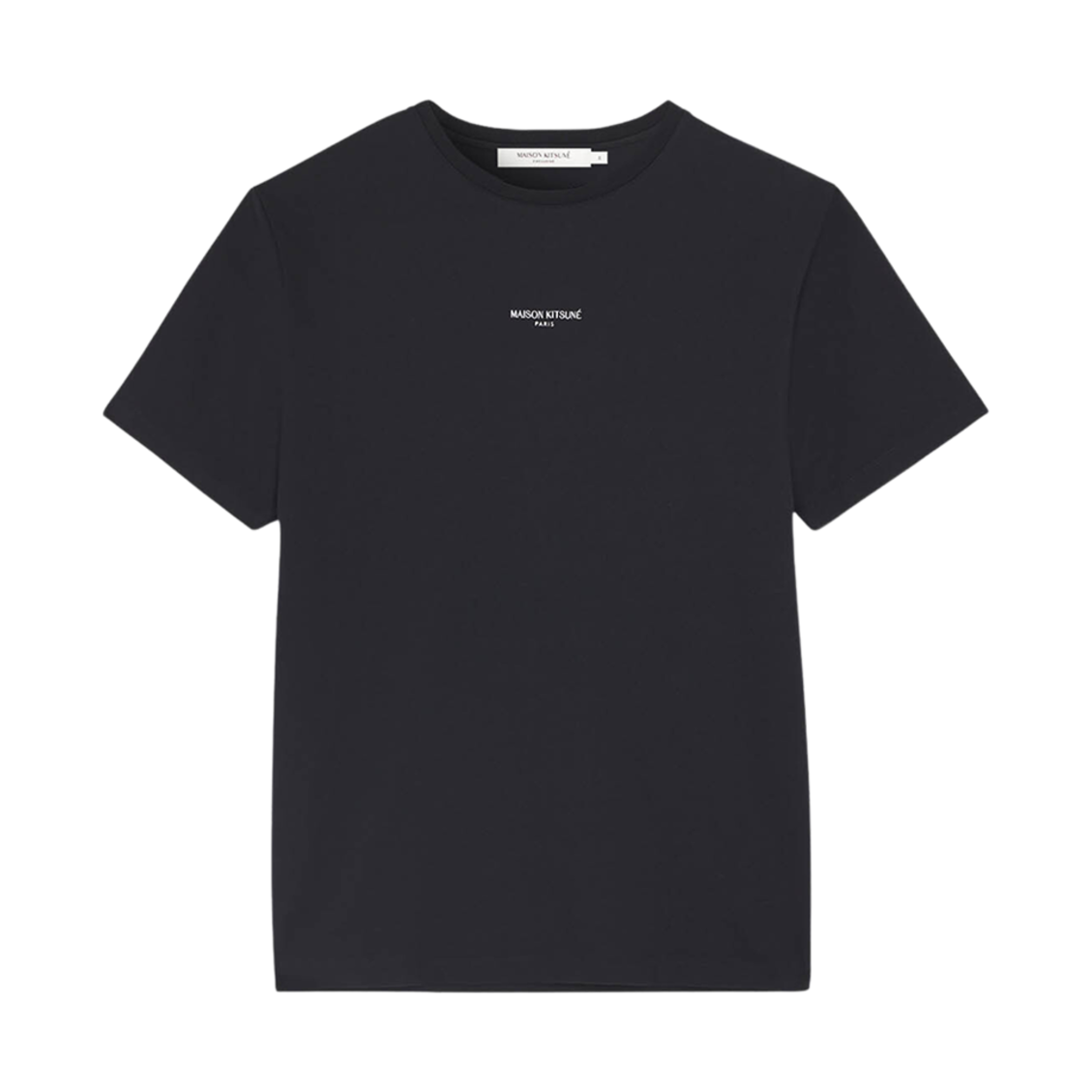 KM00112KJ0035-P199 Maison Kitsune Embroidered Relaxed T-Shirt Black