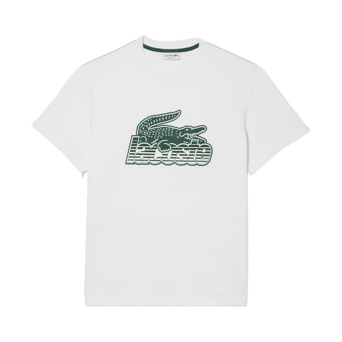 라코스테 네오 헤리티지 그래픽 티셔츠 화이트(Lacoste Neo Heritage Graphic T-Shirt White) - 1