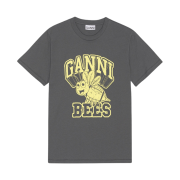 (W) Ganni Relaxed Bee T-Shirt Volcanic Ash