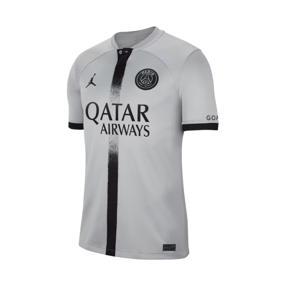 DJ7682-078 Jordan x Paris Saint-Germain 2022/23 Dri-Fit Stadium Away Jersey Light Smoke Grey (Non Marking Ver.)