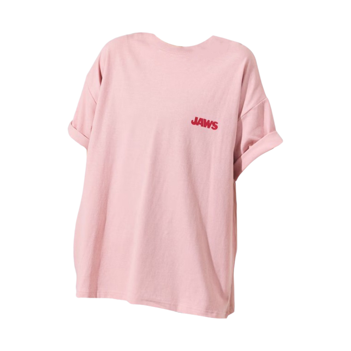프릭스 스토어 죠스 스페셜 오더 빅 실루엣 백 프린트 크루넥 티셔츠 핑크(Freak's Store Jaws Special Order Big Silhouette Back Print Crew Neck T-Shirt Pink) - 2