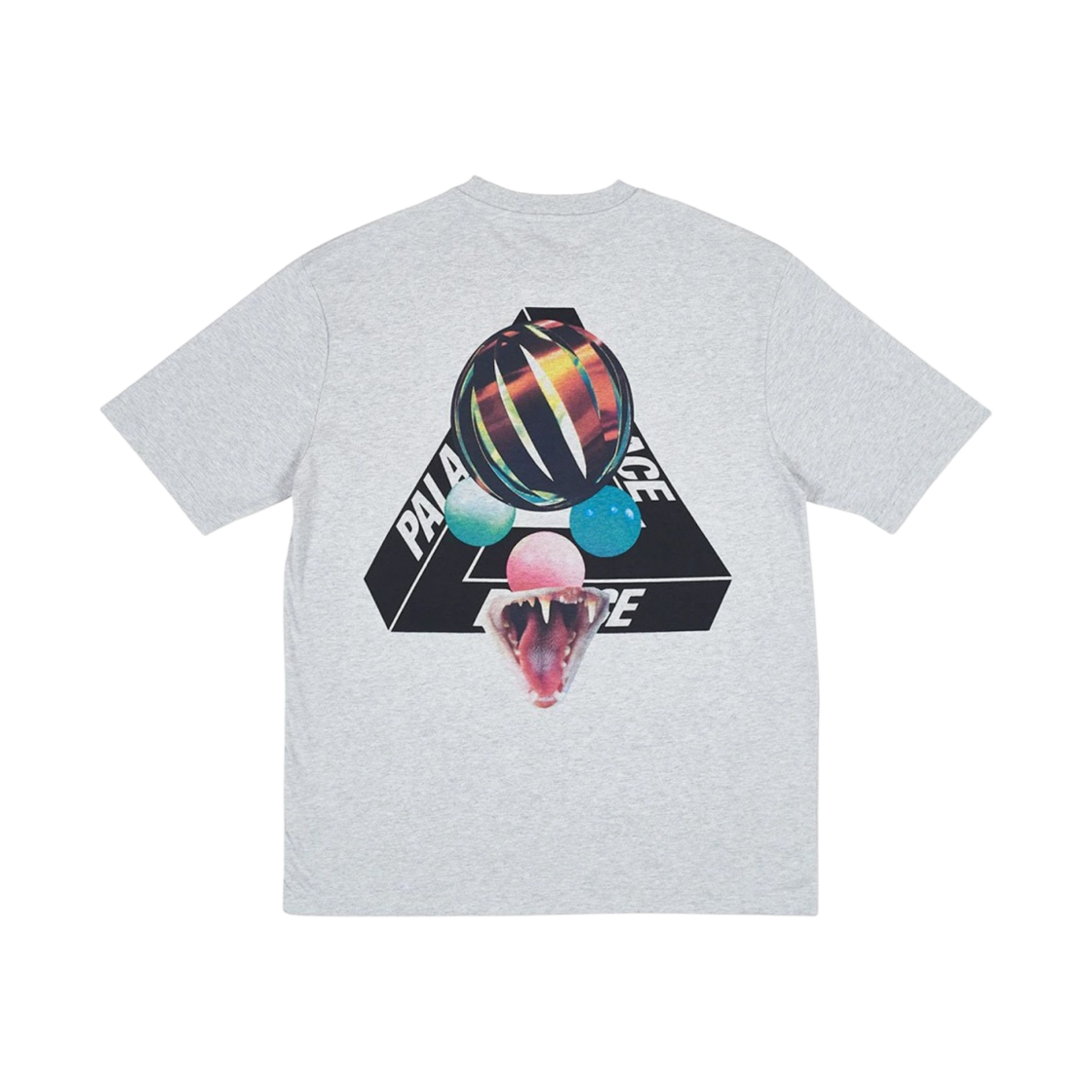 - Palace Sans Ferg T-Shirt Grey Marl - 18SS