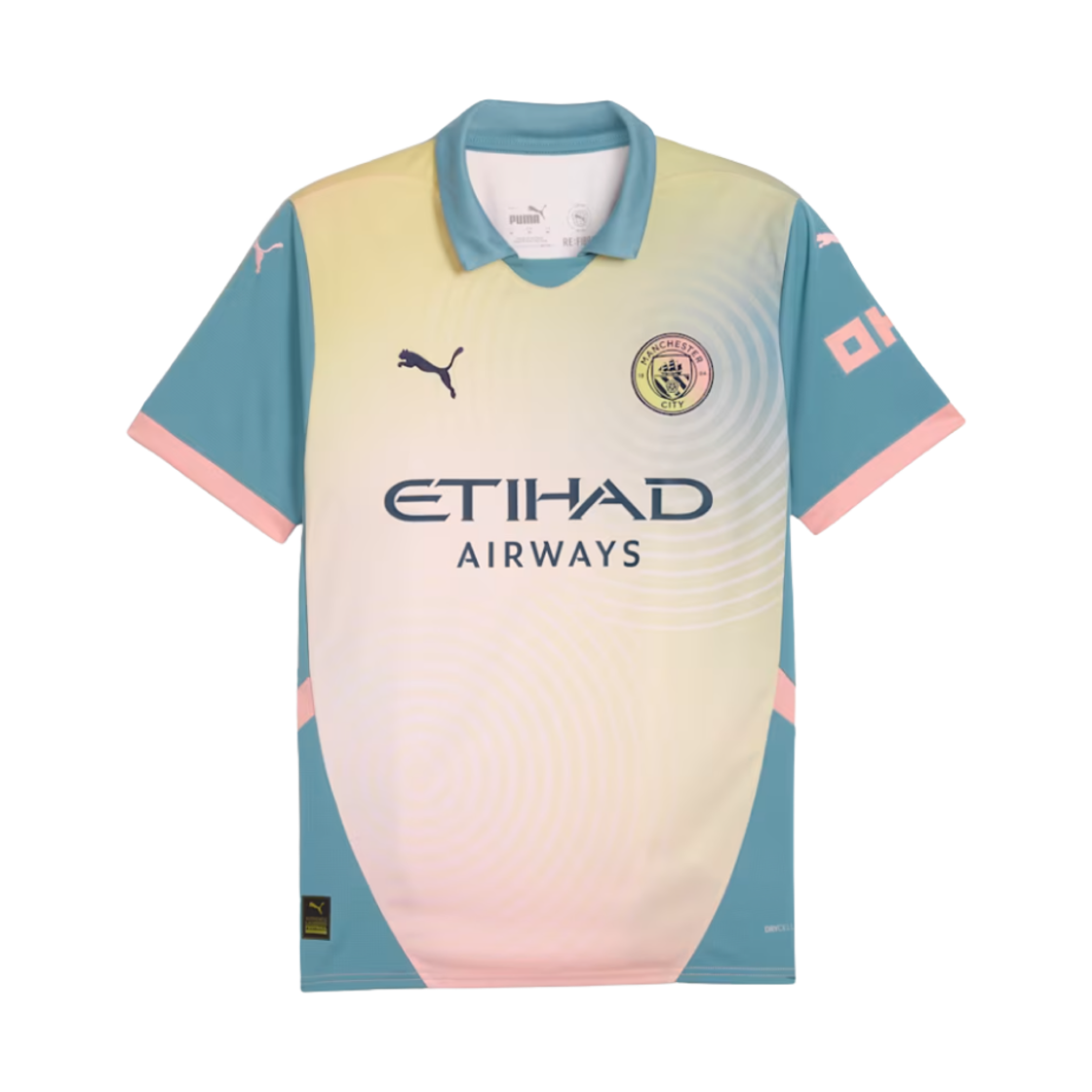 푸마 맨체스터 시티 2024/25 4th 저지 로즈배이 볼드 블루 (논 마킹 버전)(Puma Manchester City 2024/25 4th Jersey Rosebay Bold Blue (Non Marking Ver.))