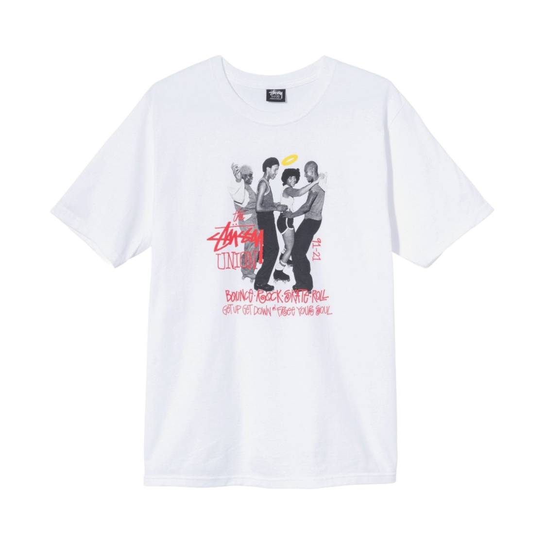★【STUSSY】★Stussy x Union Free Your Soul T-Shir.t White★ 스투시 x 유니온 프리 유어 소울 티셔츠 화이트 | Stussy | KREAM