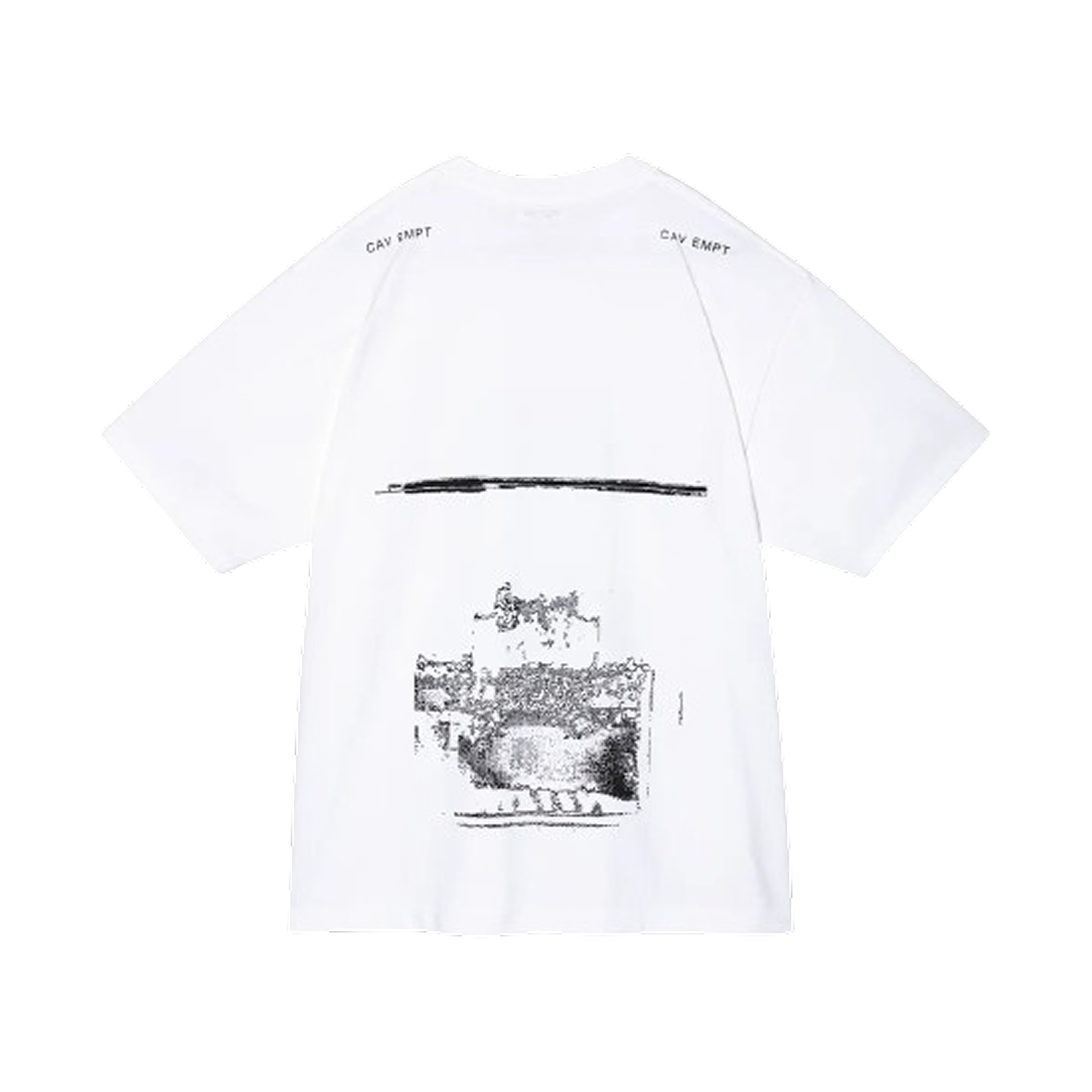 카브엠트 TH 아워 캐슬 / As D_인터그레이션 티셔츠 화이트 - 25SS(Cav Empt TH Our Castle / As D_Intergration T-Shirt White - 25SS) - 2