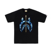 BAPE ABC Camo Shark T-Shirt Black Blue