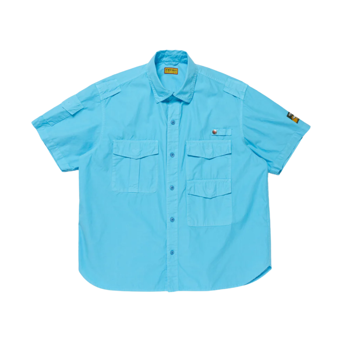 HM29SH020 Human Made Fishing Shirt Blue