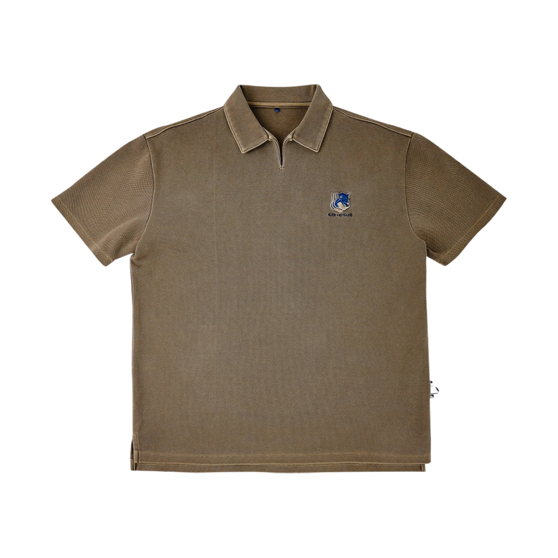 메종 키츠네 x 아더에러 트리플 폭스 헤드 피케셔츠 베이지(Maison Kitsune x Ader Error Triple Fox Head PK-Shirt Beige)