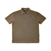 Maison Kitsune x Ader Error Triple Fox Head PK-Shirt Beige