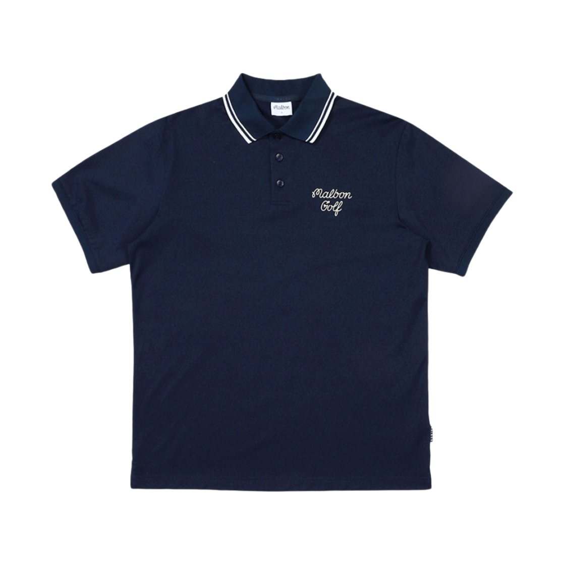말본 골프 백 버킷 포인트 폴로 네이비(Malbon Golf Back Bucket Point Polo Navy) - 1