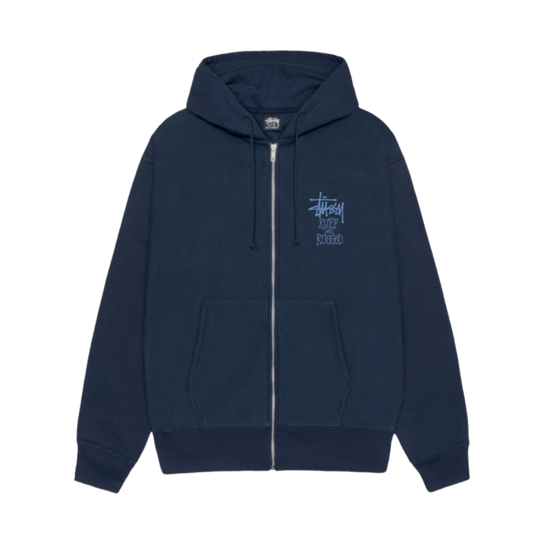 스투시 웰 수티드 집 후드 네이비(Stussy Well Suited Zip Hoodie Navy) - 2