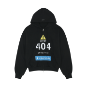 GRAILZ Error 404 Zip Hoodie Black