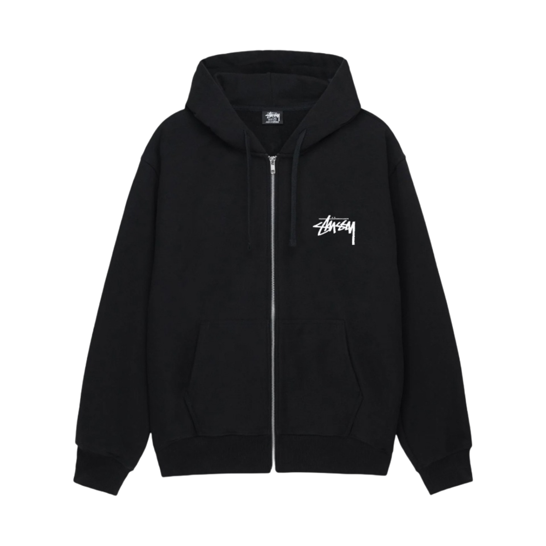 스투시 클래식 닷 후드 집업 블랙(Stussy Classic Dot Zip Hoodie Black) - 2