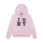 Denim Tears Cee-Lo NY Zip Hoodie Pink
