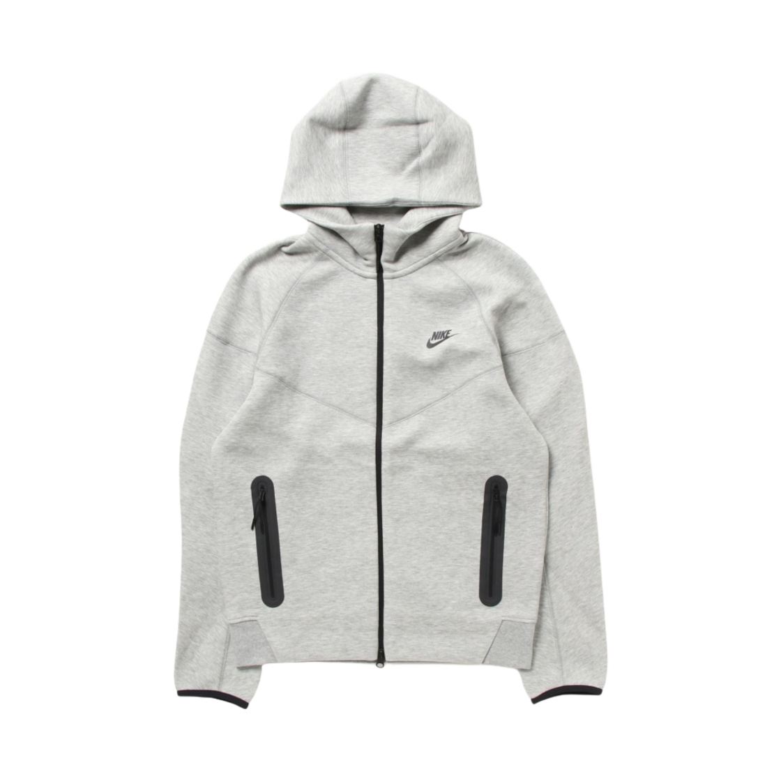 나이키 NSW 테크 플리스 윈드러너 풀 집 후드 다크 그레이 헤더 - 아시아(Nike NSW Tech Fleece Windrunner Full Zip Hoodie Dark Grey Heather - Asia)