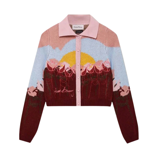 HSDD343RB House of Sunny Women Garden Of Eden Tripper Cardigan Multi