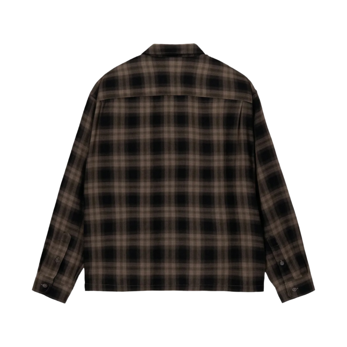 스투시 마크 플래드 셔츠 탄(Stussy Mark Plaid Shirt Tan) - 2