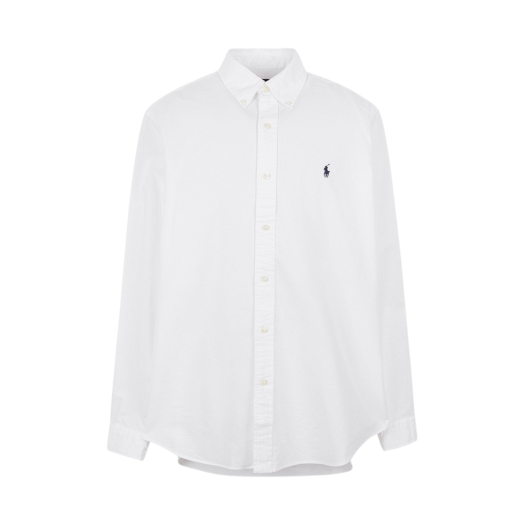 KM4ASHLRL28WT [30%적립] Polo Ralph Lauren Classic Fit Garment Dyed Oxford Shirt White