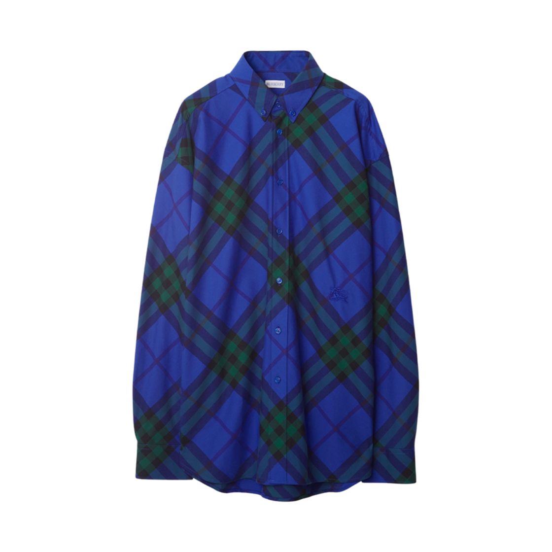 버버리 체크 코튼 셔츠 나이트