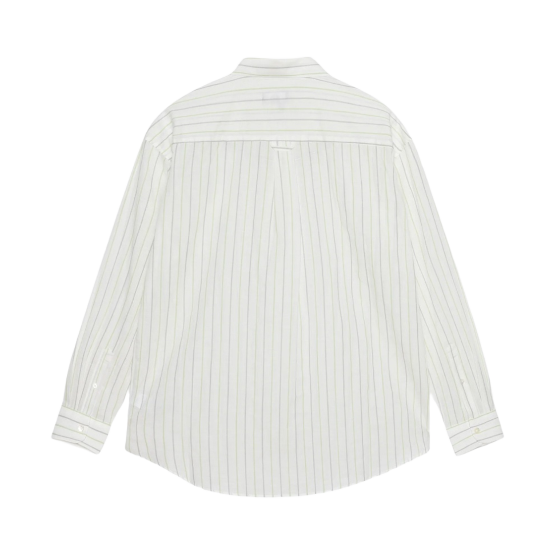 1110317 Stussy Striped Cotton Linen Classic Shirt White - #2